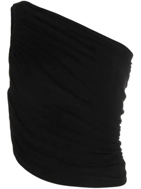 Diana ruched one-shoulder top by NORMA KAMALI