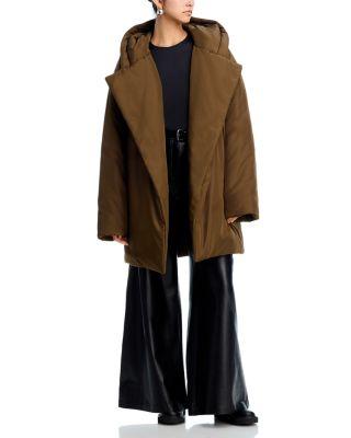 Hooded Sleeping Bag Coat by NORMA KAMALI