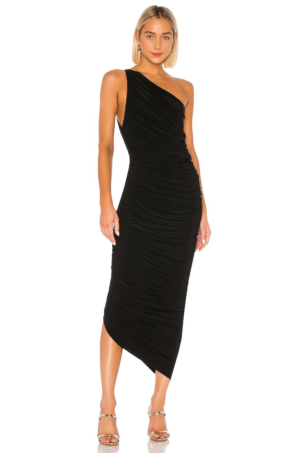 Norma Kamali Diana Gown in Black by NORMA KAMALI
