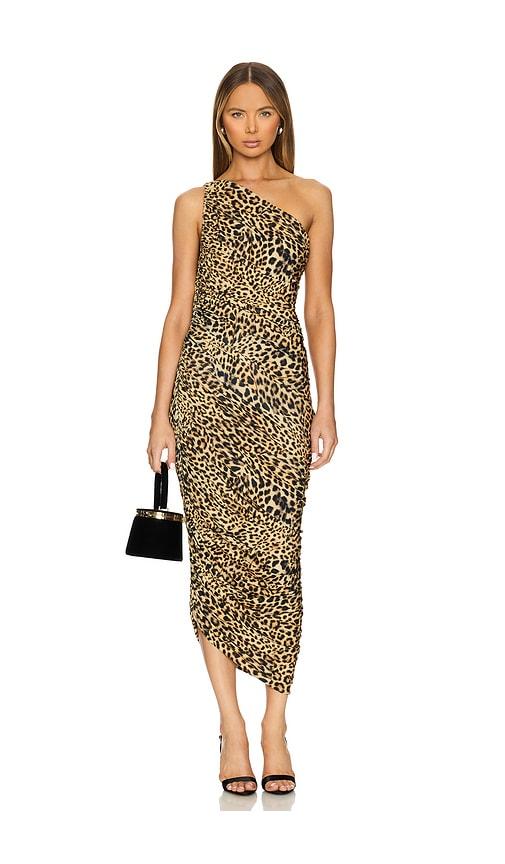 Norma Kamali Diana Gown in Brown by NORMA KAMALI