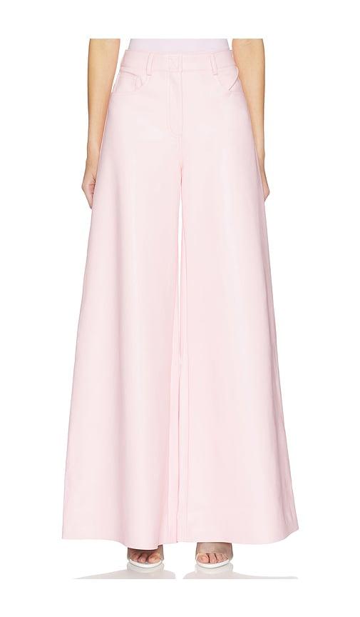 Norma Kamali Elephant Jeans in Pink by NORMA KAMALI