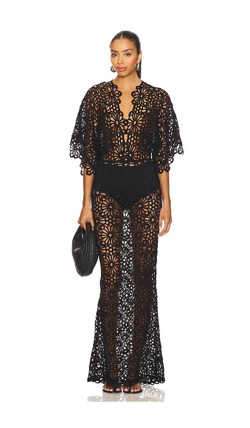 Norma Kamali Obie Gown in Black by NORMA KAMALI