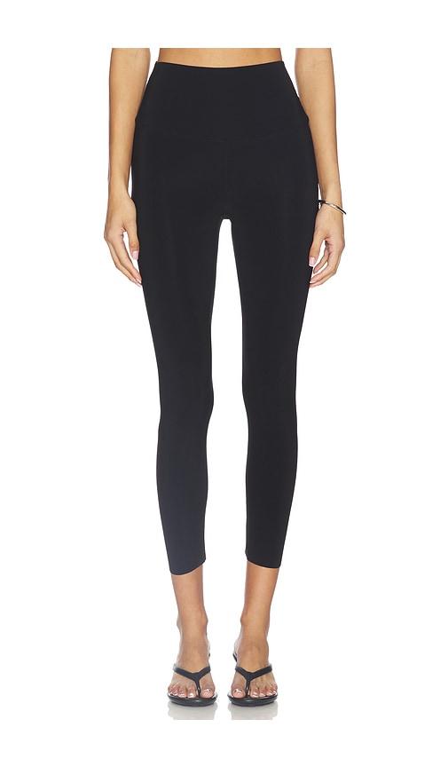 Norma Kamali x Lifestyle Cropped Legging in Black by NORMA KAMALI