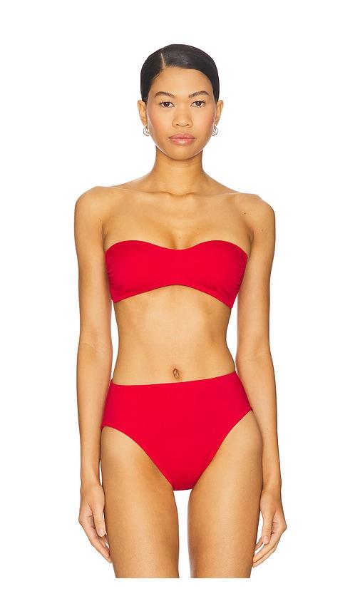 Norma Kamali x REVOLVE Sunglass Bikini Top in Red by NORMA KAMALI