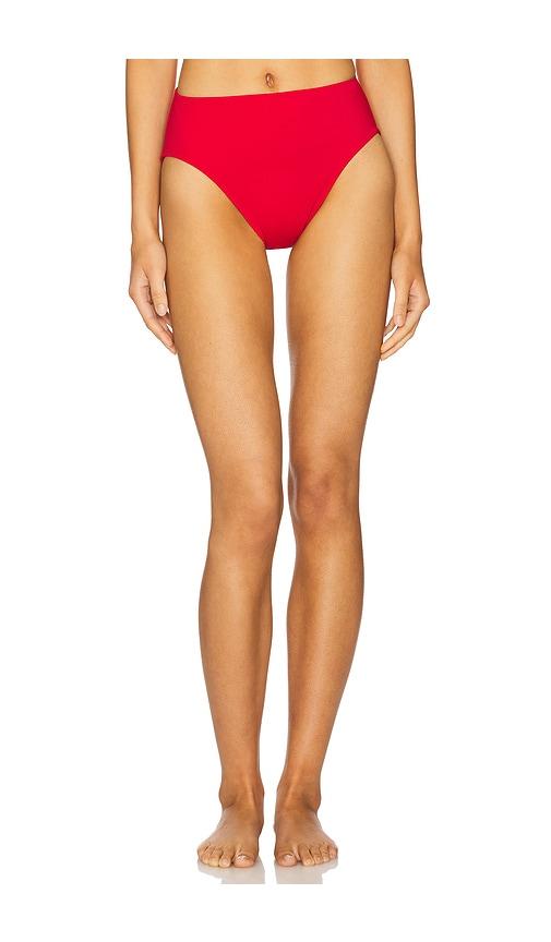 Norma Kamali x REVOLVE Underwire Bikini Bottom in Red by NORMA KAMALI