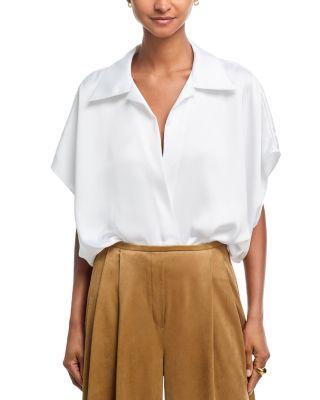 Oversized Shirt Bodysuit by NORMA KAMALI