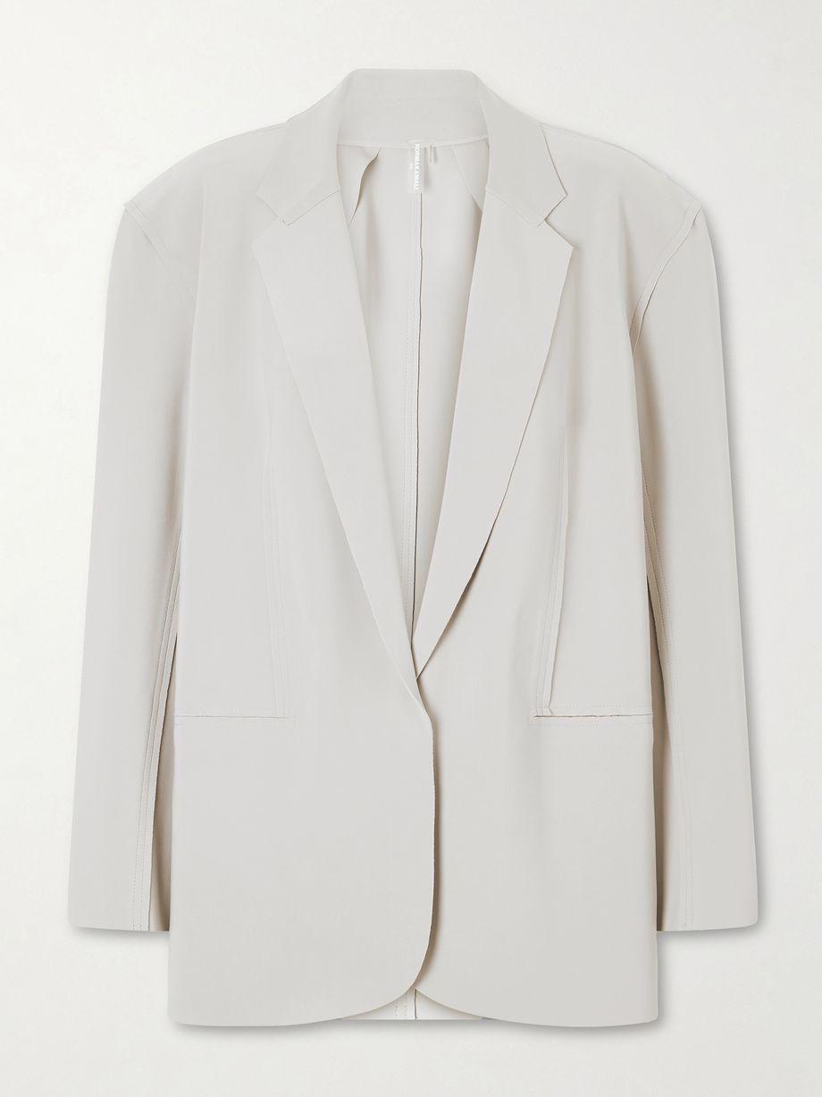 Single-breasted stretch-jersey blazer by NORMA KAMALI