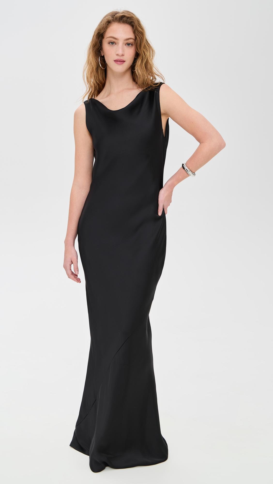 Sleeveless Low Back Drape Gown by NORMA KAMALI