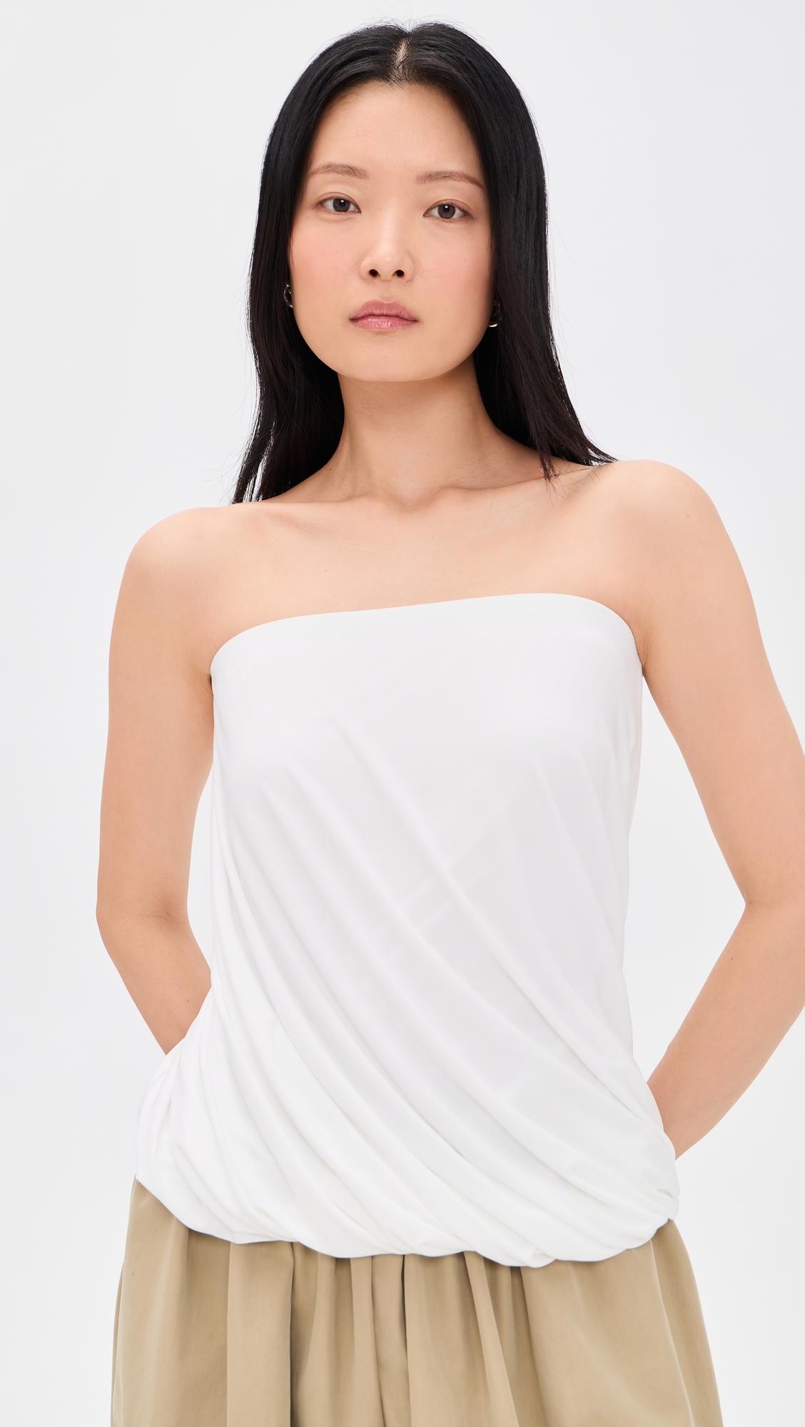 Strapless Twist Top by NORMA KAMALI