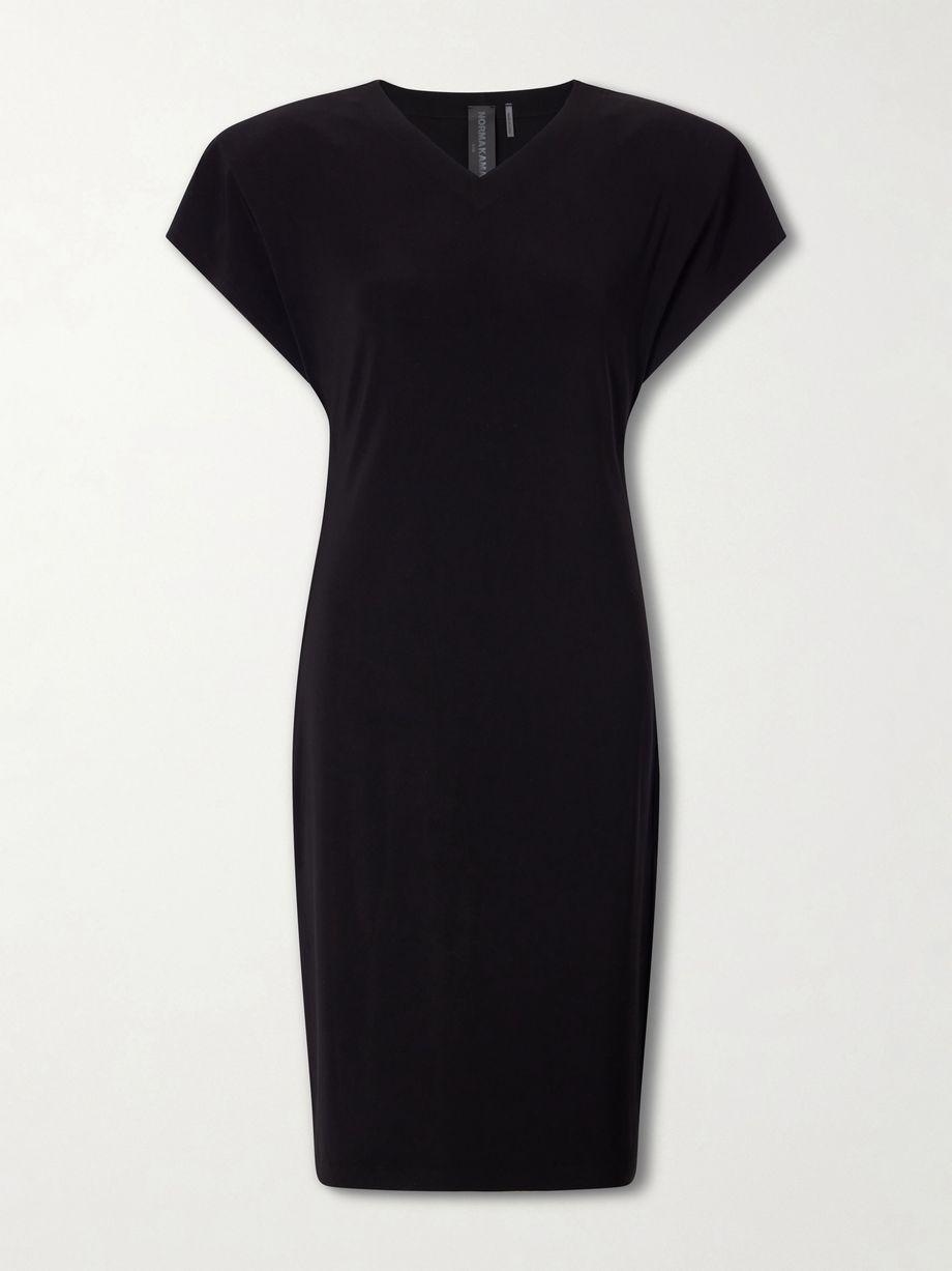 Stretch-jersey midi dress by NORMA KAMALI