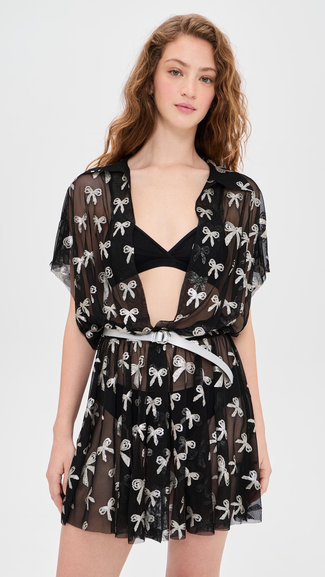Super Oversized Boyfriend Mini Dress by NORMA KAMALI