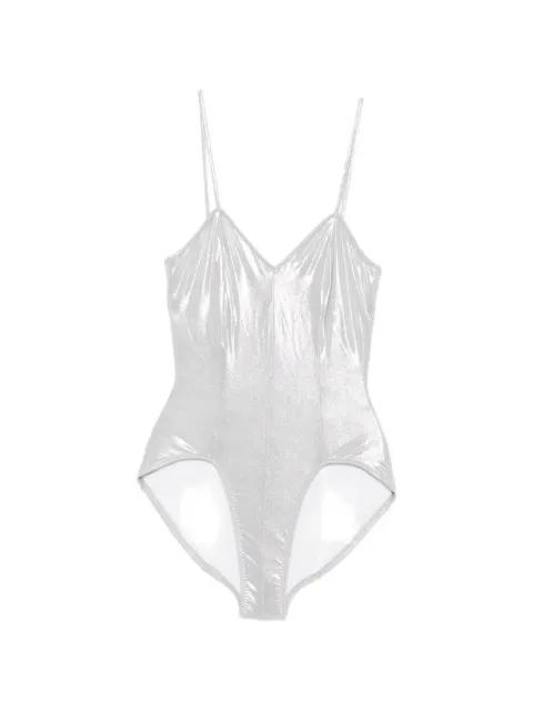 Wonderwoman Mio metallic swimsuit by NORMA KAMALI