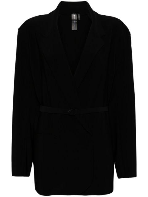 belted double-breasted blazer by NORMA KAMALI