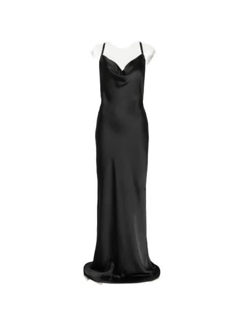 cross-back bias-cut maxi dress by NORMA KAMALI
