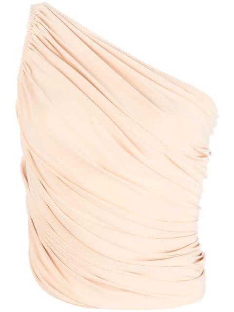 draped one-shoulder top by NORMA KAMALI