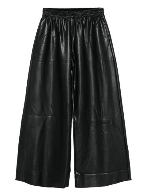 elastic-waist wide-leg trousers by NORMA KAMALI