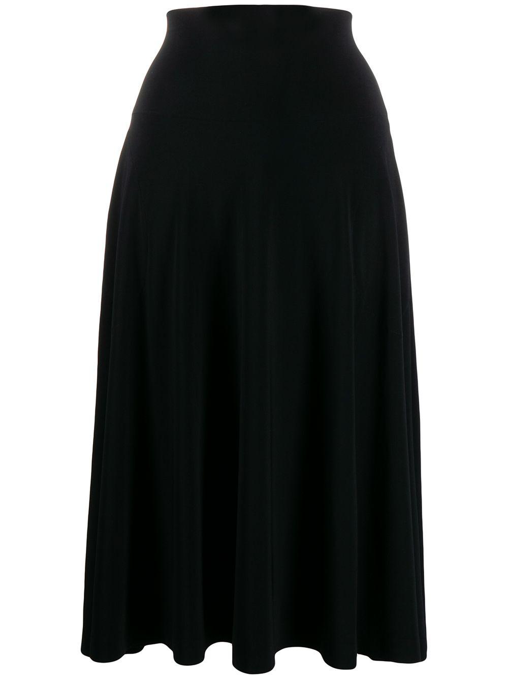 flared midi skirt by NORMA KAMALI
