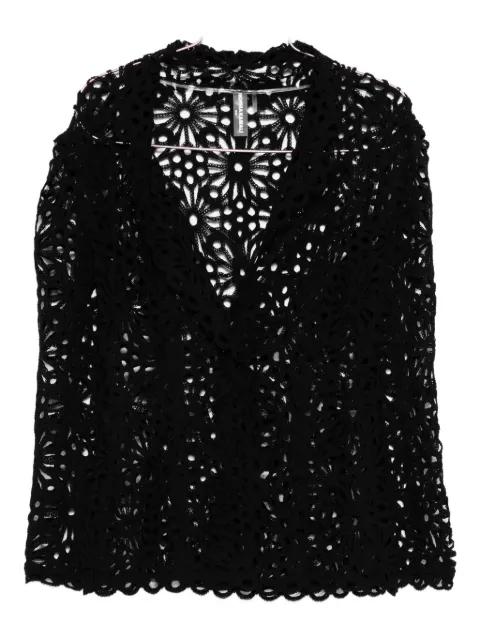 floral-motif single-breasted jacket by NORMA KAMALI
