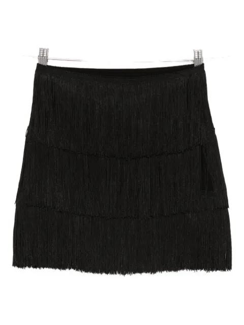fringed mini skirt by NORMA KAMALI