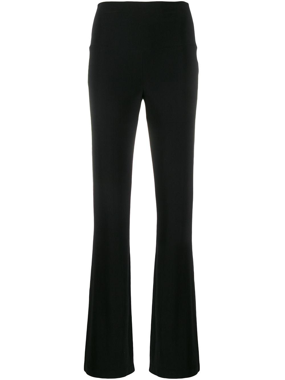 high waisted straight-leg trousers by NORMA KAMALI