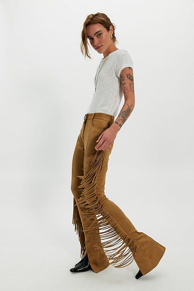 Norma Kamali Fringe Spat Pants by NORMA KAMALI | FREE PEOPLE