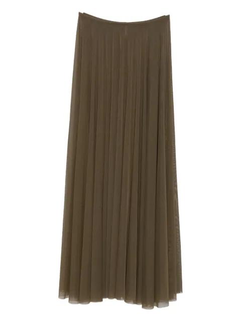 pleated mesh skirt by NORMA KAMALI