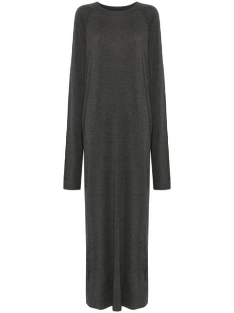 raglan-sleeve side-slit dress by NORMA KAMALI