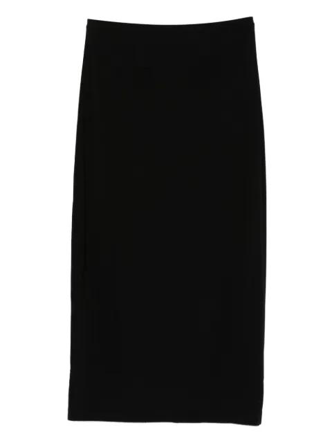 rear-vent midi skirt by NORMA KAMALI
