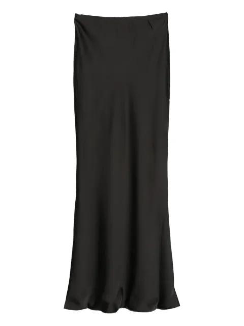 satin-finish midi skirt by NORMA KAMALI