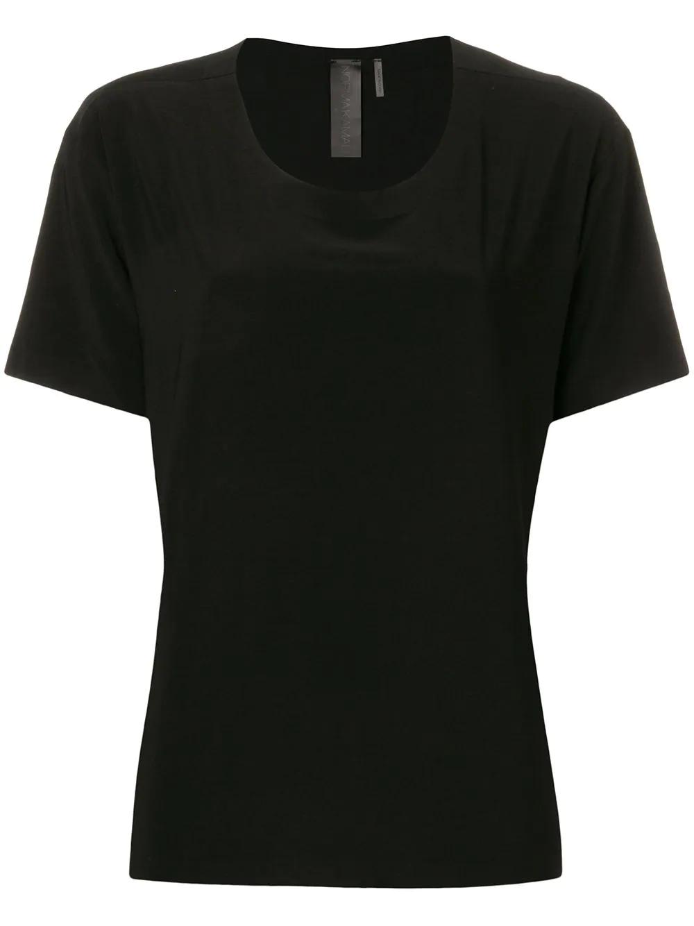 scoop neck T-shirt by NORMA KAMALI