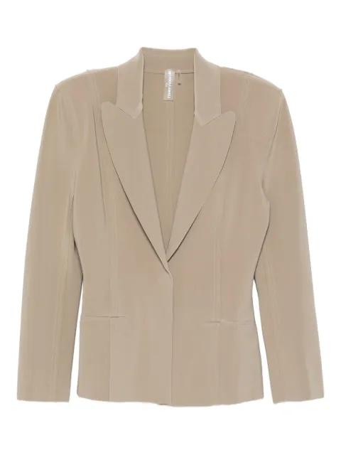 single-breasted notched-lapel jacket by NORMA KAMALI