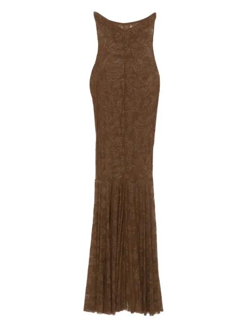 strapless fishtail maxi dress by NORMA KAMALI