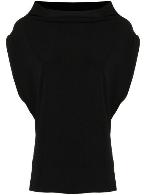 wide-neck sleeveless top by NORMA KAMALI