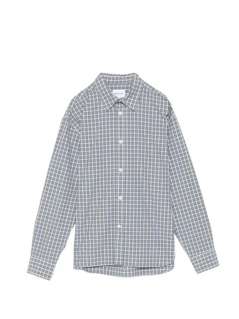 Falster check oversize shirt by NORSE PROJECTS