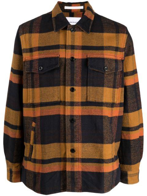 Julian plaid-check shirt jacket by NORSE PROJECTS