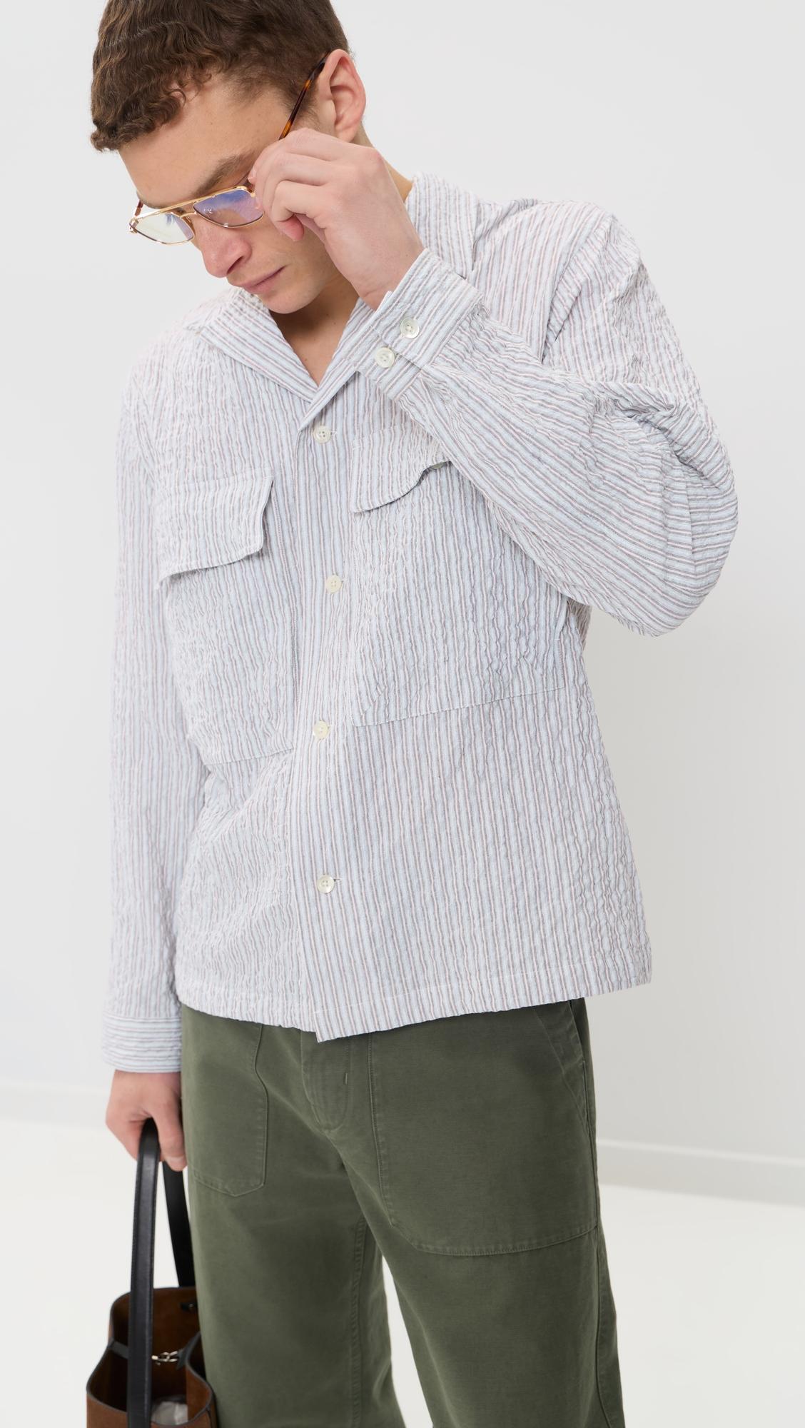 Mols Hunting Stripe Overshirt by NORSE PROJECTS
