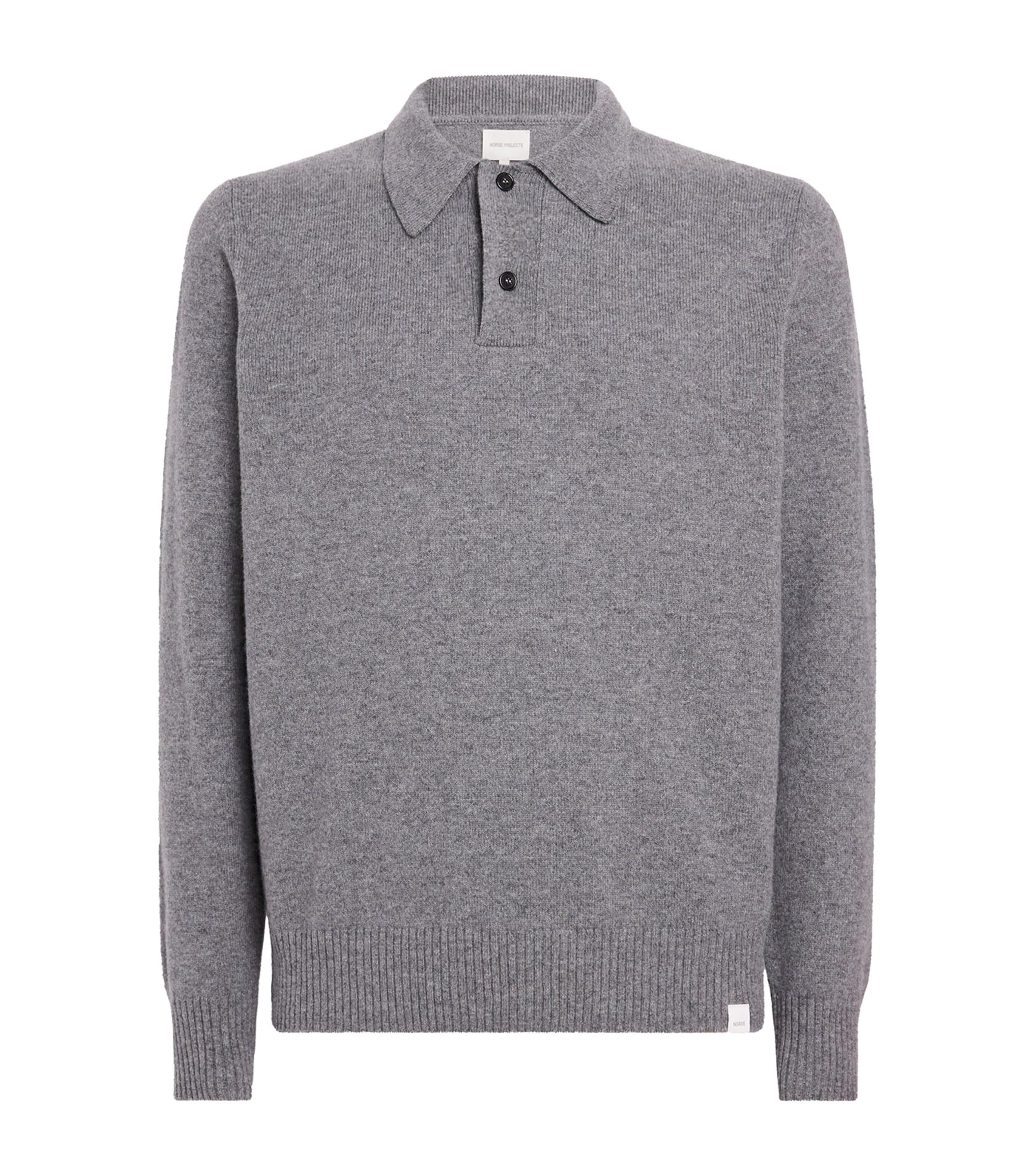 Norse Projects Merino Lambswool Polo Sweater by NORSE PROJECTS