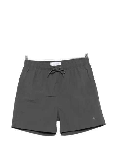 logo-embroidered drawstring swim shorts by NORSE PROJECTS