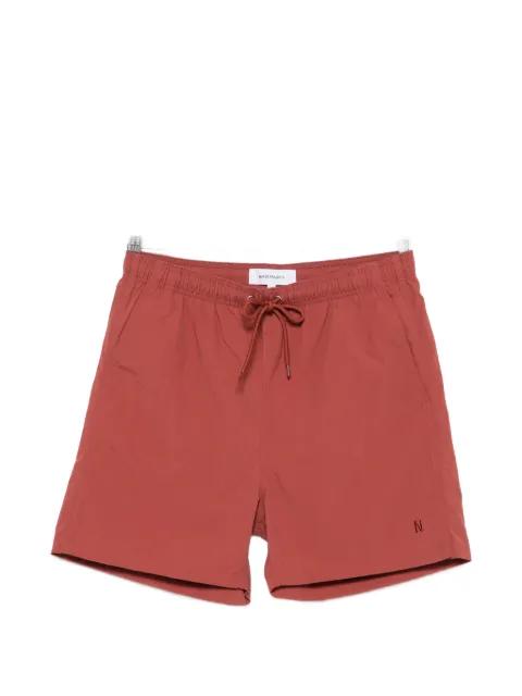logo-embroidered drawstring swim shorts by NORSE PROJECTS