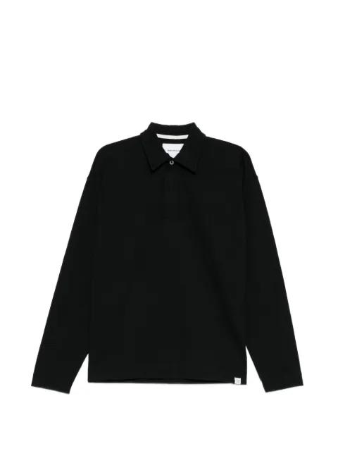 long-sleeve cotton polo shirt by NORSE PROJECTS