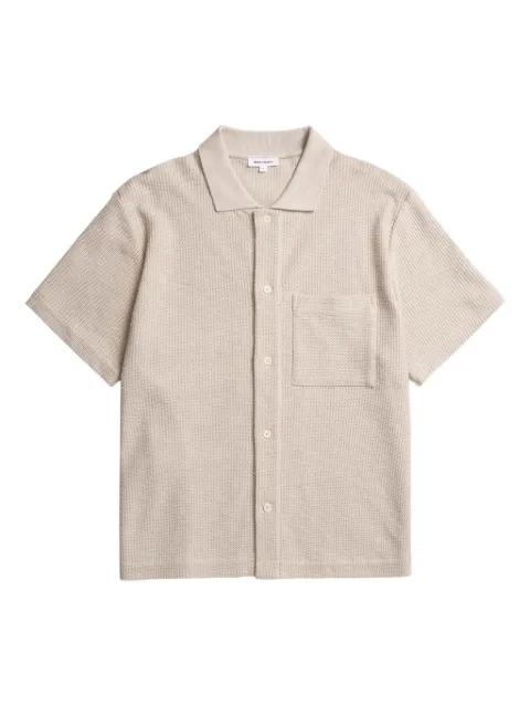 waffle-textured shirt by NORSE PROJECTS