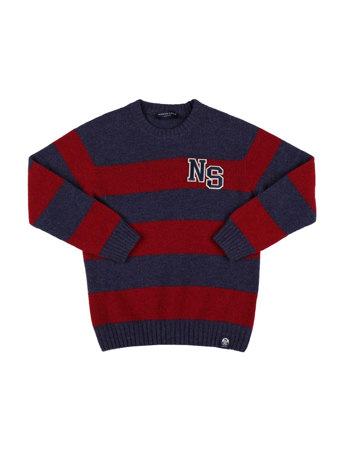 Striped Wool Knit Sweater by NORTH SAILS