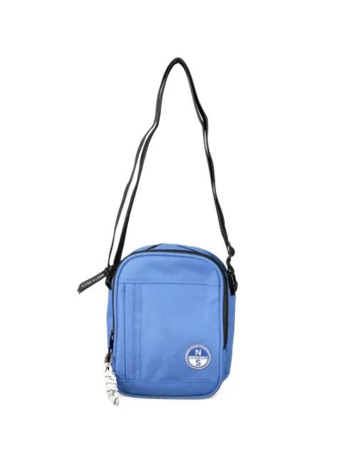 logo-patch messenger bag by NORTH SAILS