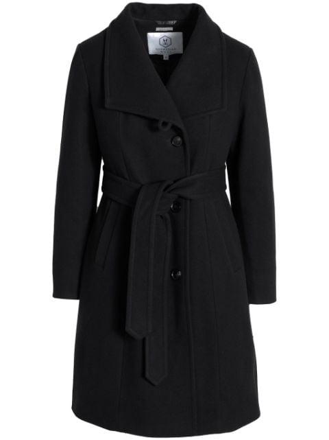 City belted-waist coat by NORWEGIAN WOOL