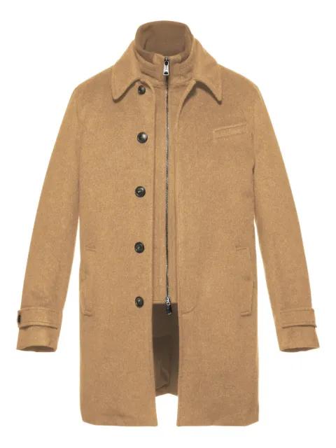 Euro button-fastening coat by NORWEGIAN WOOL