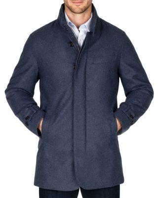 Stretch Down Filled Car Coat by NORWEGIAN WOOL