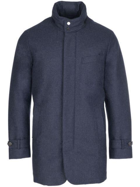 down-lined virgin-wool coat by NORWEGIAN WOOL