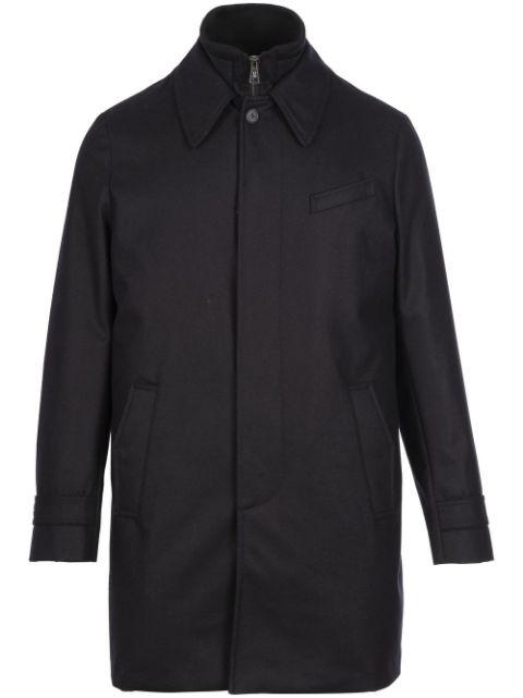 down-lined wool coat by NORWEGIAN WOOL