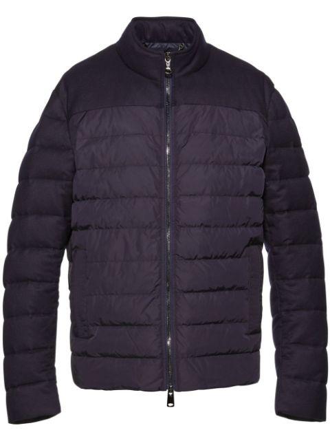 quilted padded down jacket by NORWEGIAN WOOL
