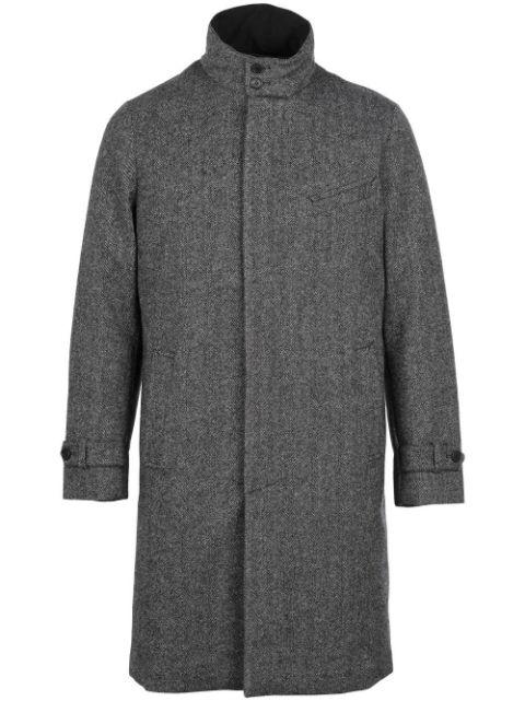 single-breasted down-filled coat by NORWEGIAN WOOL